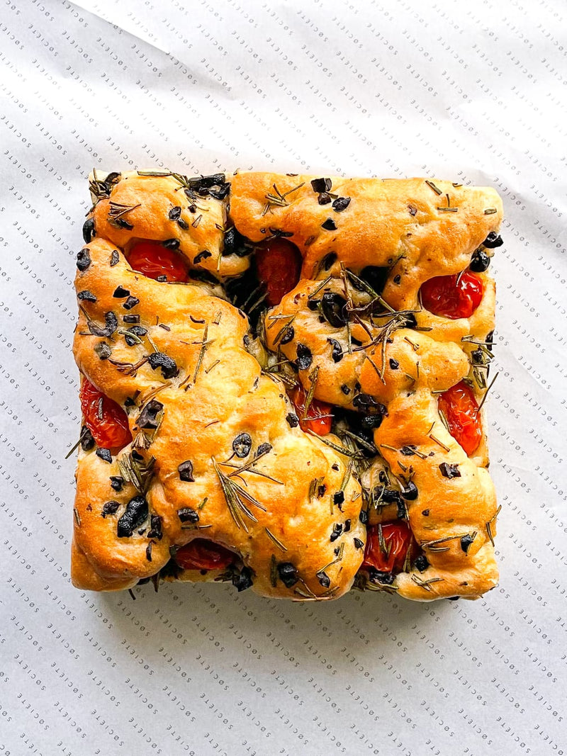 OLIVE AND ROSEMARY FOCCACIA