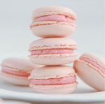 RASPBERRY ROSE MACAROONS